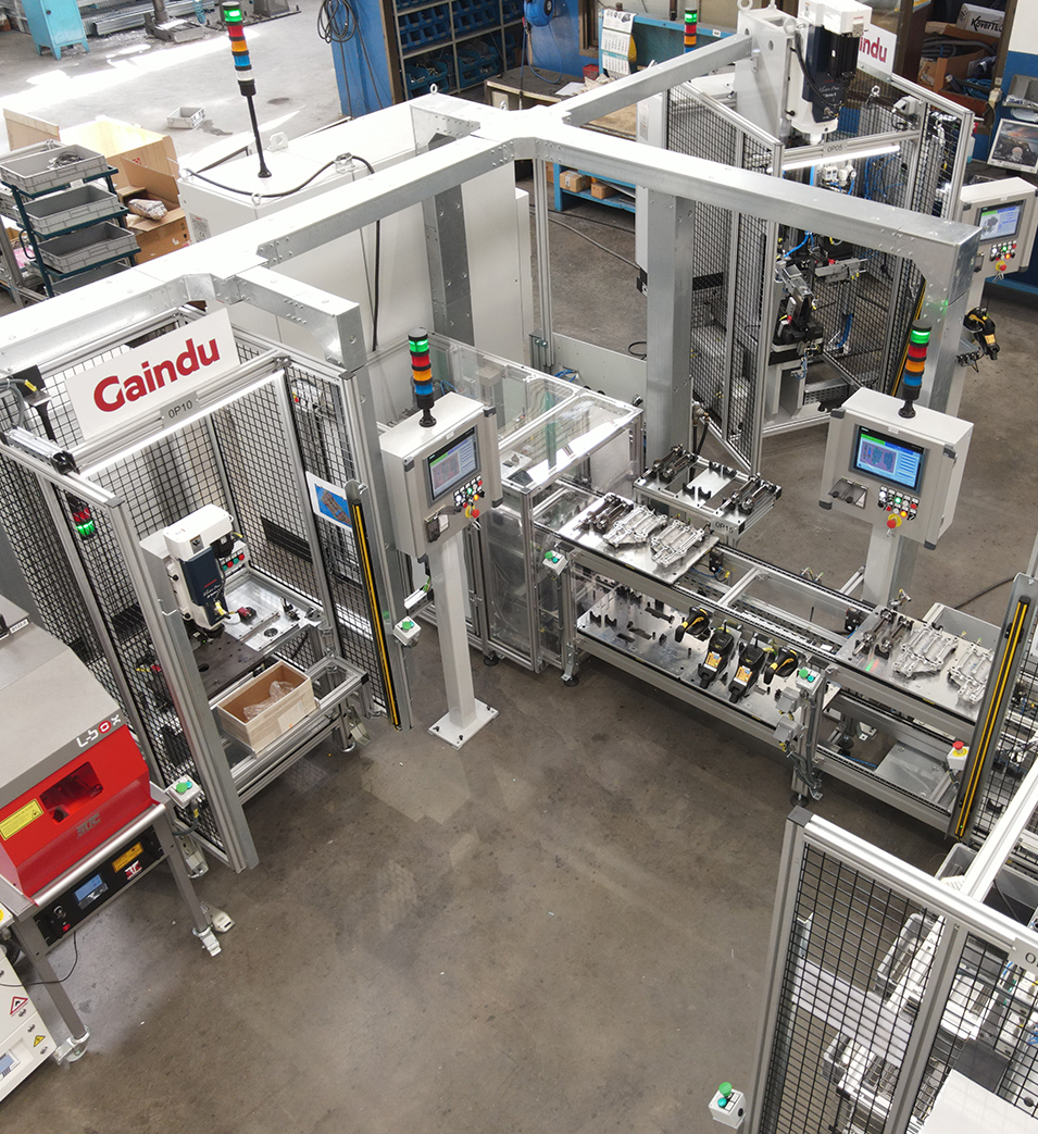 Gaindu's Automated Assembly Line for Compensation Shaft Modules